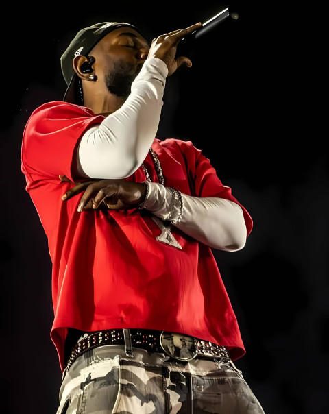 Kendrick Lamar Concert Background Image