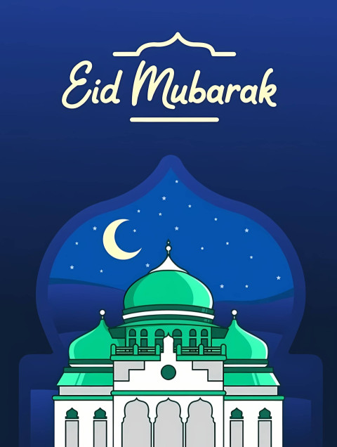 Eid Mubarak Mobile Wallpaper 4K