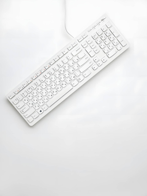 White Keyboard Picture For Wallpaper