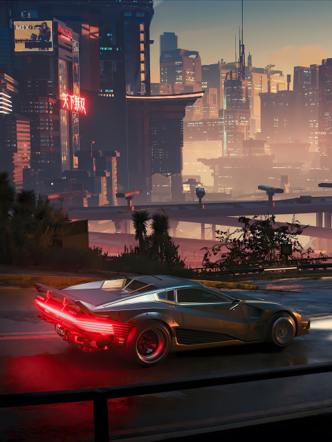 Cool Cyberpunk Urban City Neon Wallpaper to Download 4K