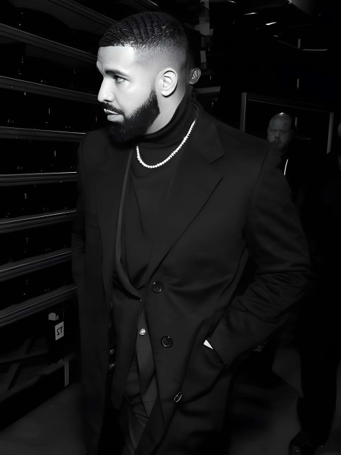 black and White Drake Wallpaper to Enjoy