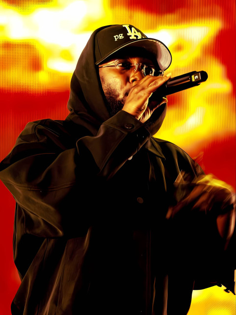 Kendrick Lamar Concert Shot