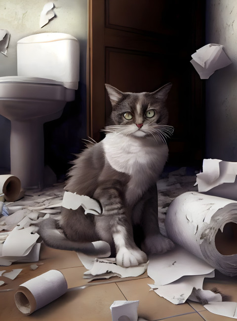 Goofy Ahh Cat Picture for Fun Phone Background HD