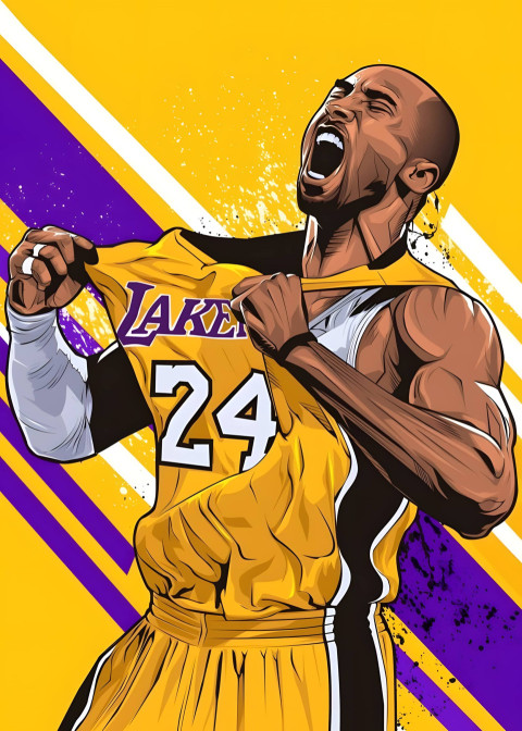 Kobe Bryant Wallpaper with Iconic Jerseys