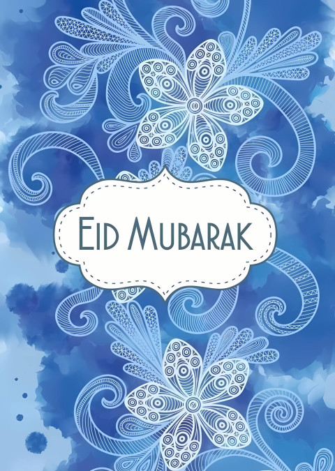 Eid Mubarak Festive Decoration Wallpaper