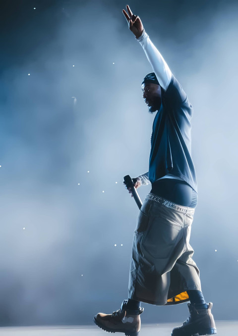 Artistic Kendrick Lamar Image