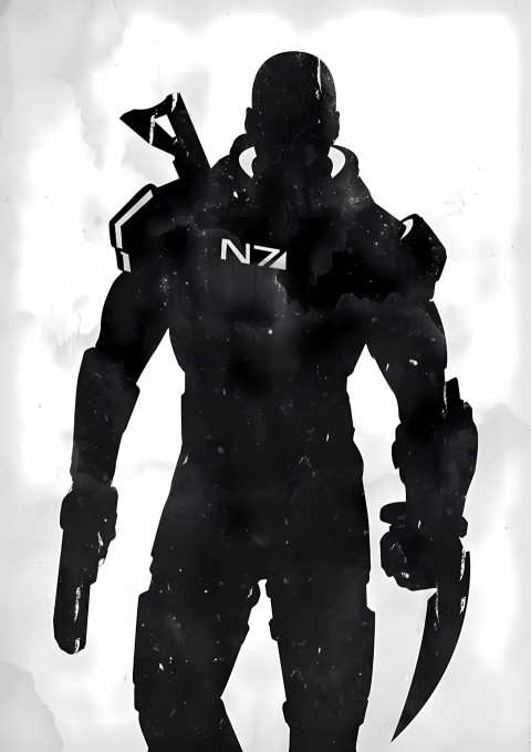 Mass Effect iPhone 4K Photo Art