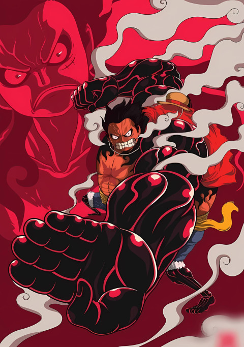 Gomu Gomu One Piece Luffy Phone Wallpaper