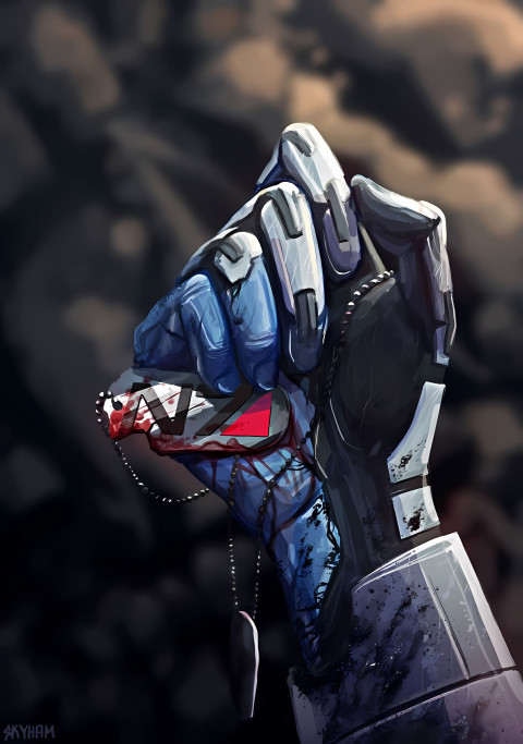 MASS EFFECT 4K IMAGE READY TO PHONE