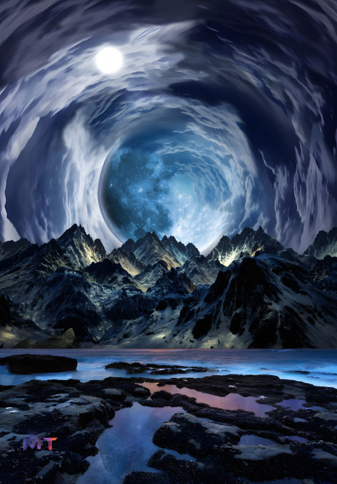 Starry Night Scene Mobile HD