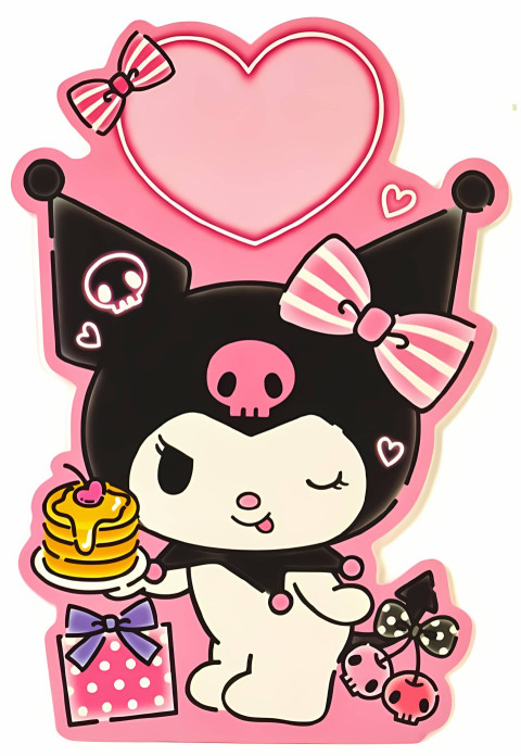 Kuromi Anime Background for Phone