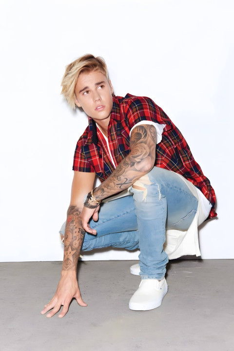 Justin Bieber mobile trendy photo shots