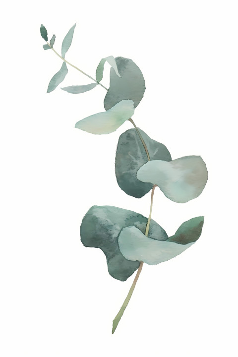 Sage Green Botanical Wallpaper for Phone 4K