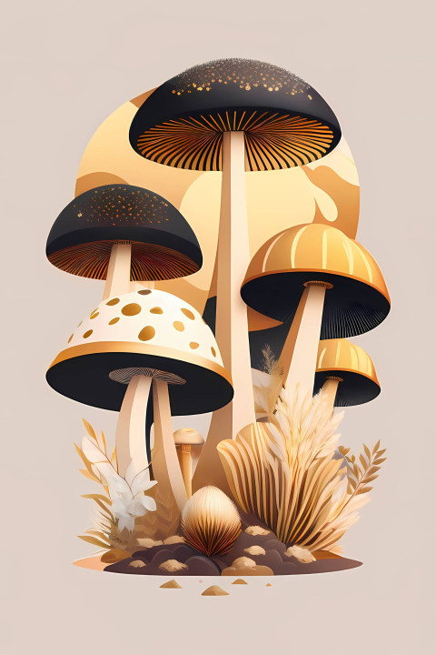Magical Mushroom Wallpaper for Your Smartphone Display