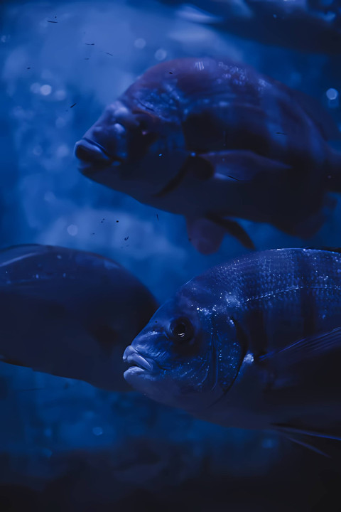 Dark Fish Photo Wallpaper For Phone