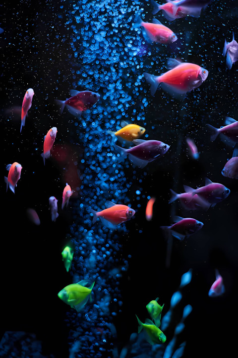 Tropical Fish Mobile Wallpaper for Calm Vibes