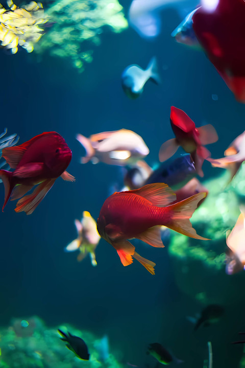 Exotic Fish Wallpaper for Colorful Home Decor