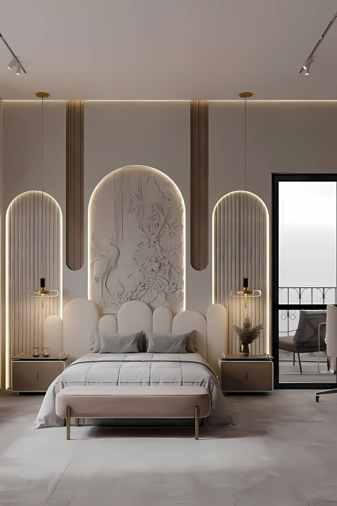 Stylish Bedroom Wallpaper for Trendy Interiors