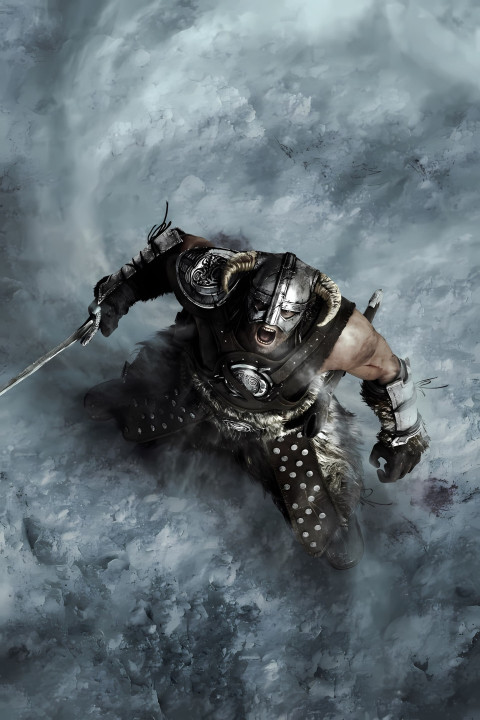 Skyrim Themed Mobile Wallpaper