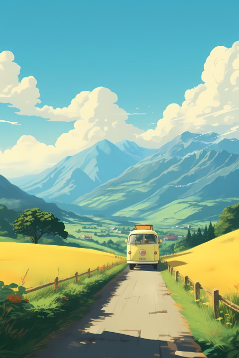 Ghibli Movie Aesthetic Mobile Wallpaper