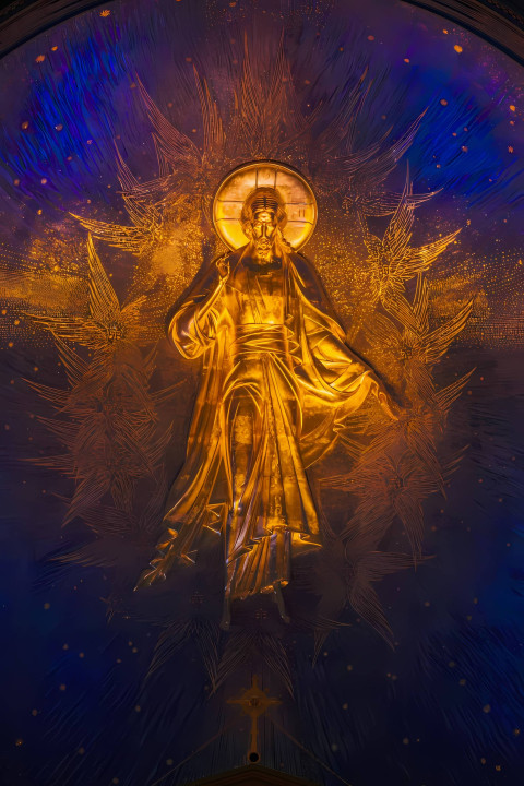 God Jesus Mobile Wallpaper 4K