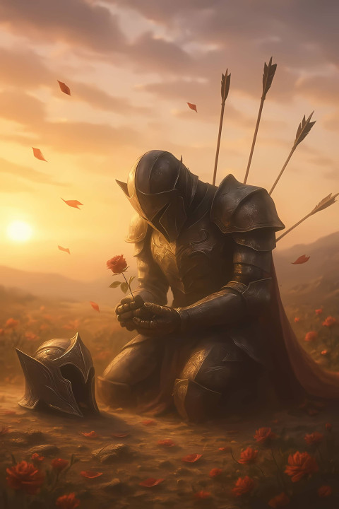 Dark Souls Sunset Mobile Background