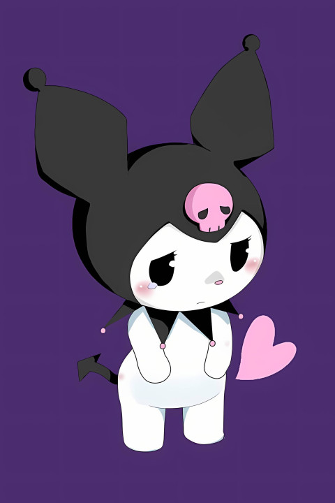 Kuromi Sad Style Wallpaper 4K