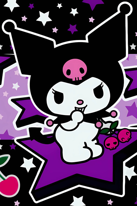 Kuromi Stylish Wallpaper for Mobile