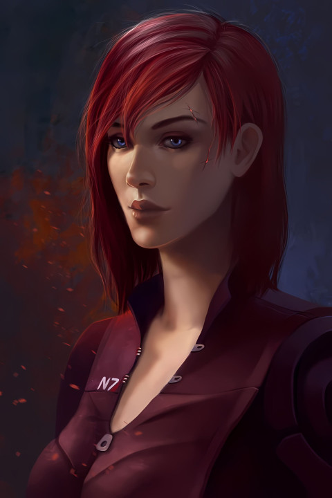 Striking Mass Effect iPhone Pic