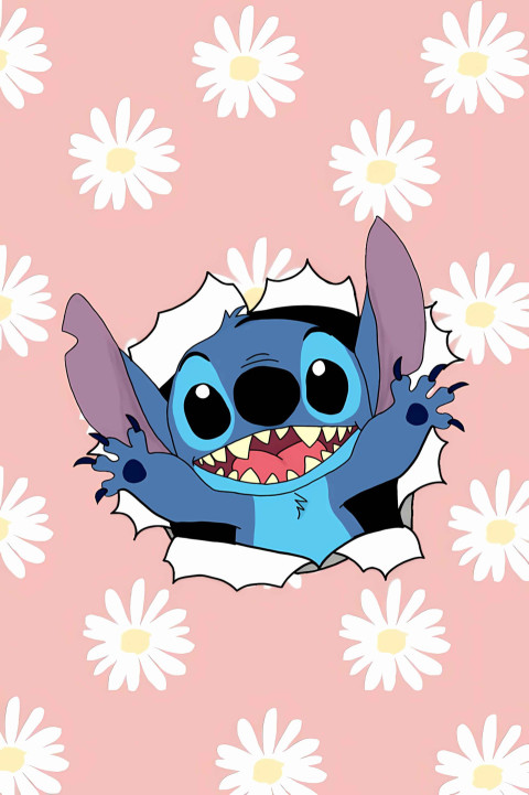 Cute Stitch Mobile Background Download