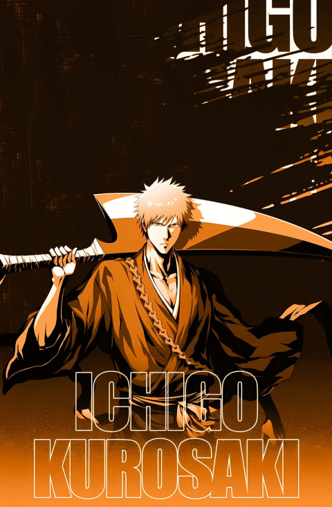 Bleach Black Theme Phone Wallpaper