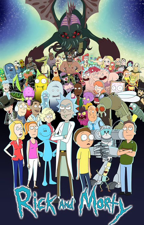 Abstract Rick and Morty Art Ultra HD Wallpaper