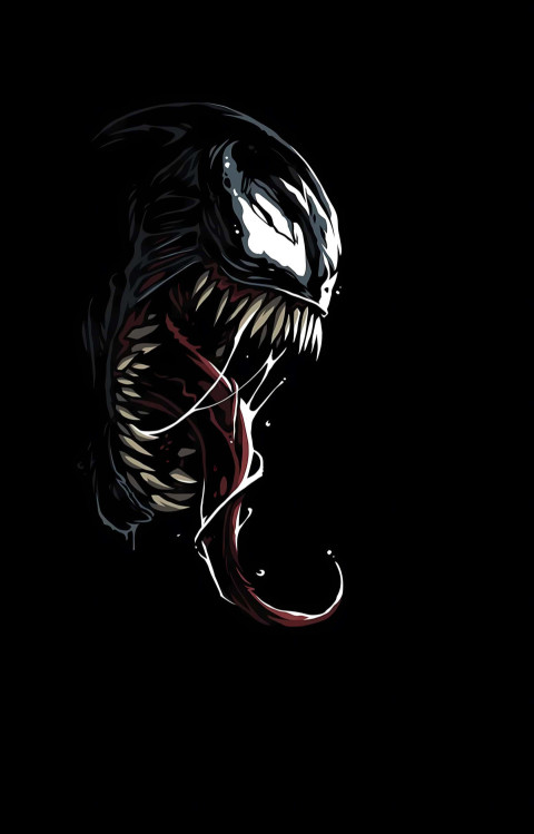 Venom Symbiote Dripping 4K Wallpaper