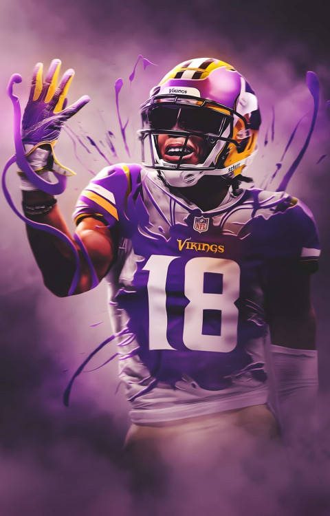 Cool Justin Jefferson Wallpaper for Game Days