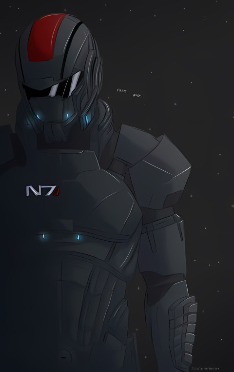 Bold Mass Effect Smartphone Pic