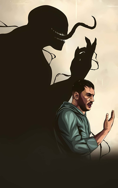 Venom Symbiote Rage Wallpaper