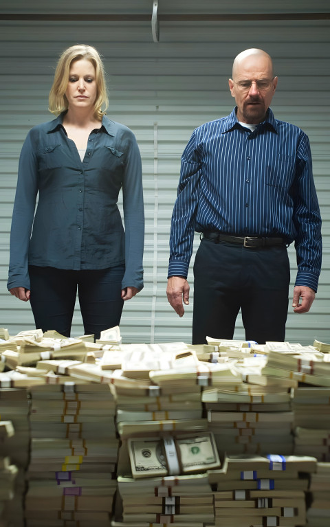Walter & Skyler White Br Bad 4K Image