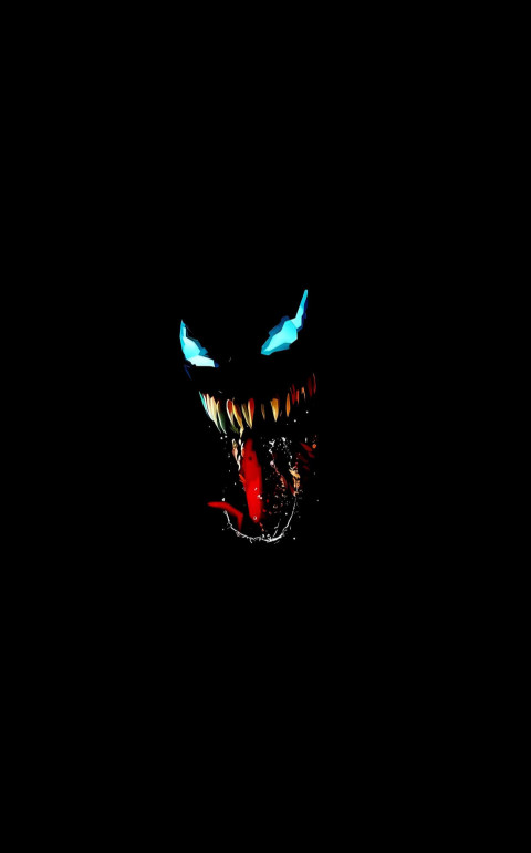 Venom Evil Smile Close Up Background