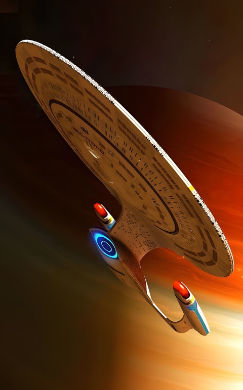Vibrant Star Trek Mobile Wallpaper – HD Quality