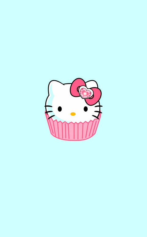 My Melody Pink Stripes Phone Background