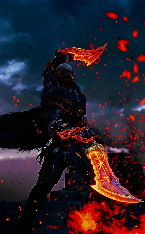 God of War Stunning 4K Wallpaper for Your Screen