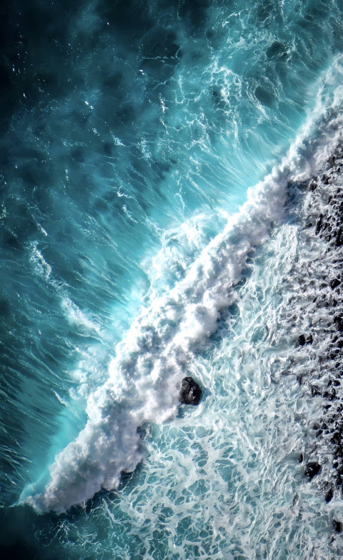 Stunning Wave Mobile Wallpaper for Your Phone Screen