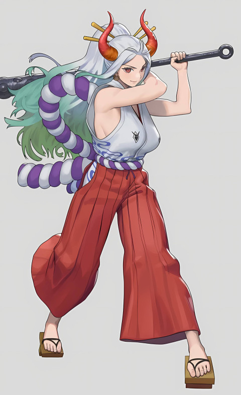 Yamato One Piece Kanabo Mace Wallpaper