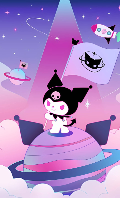 Kuromi 4K Wallpaper for Smartphone