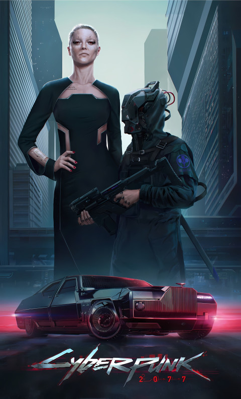 Stunning Cyberpunk 4K Wallpaper