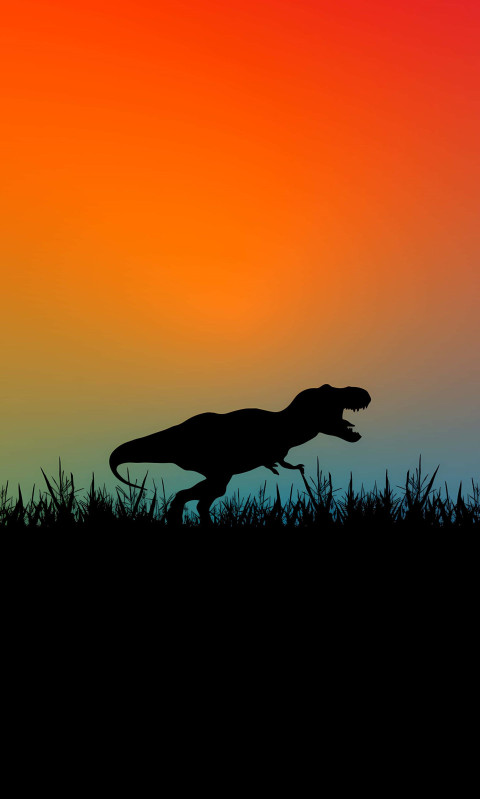 High-Quality Dinosaur Background for Phone