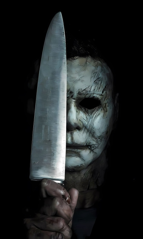 Free Scary Michael Myers Phone Wallpaper