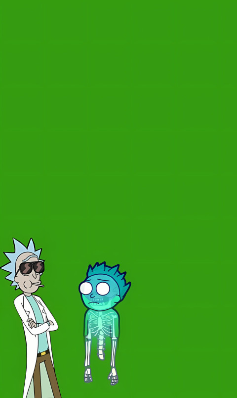 Sci Fi Rick and Morty Mobile Picture