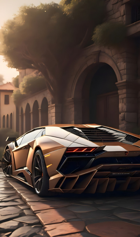 Clean Lamborghini Mobile HD Photo