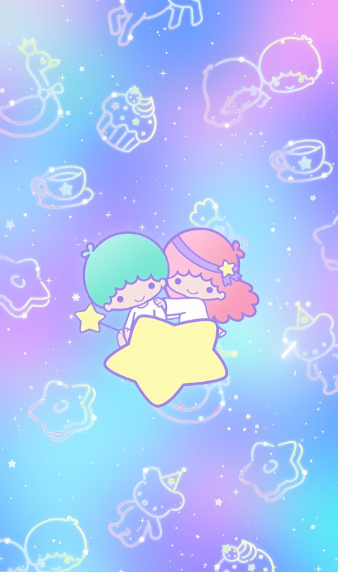 Little Twin Stars Mobile Background